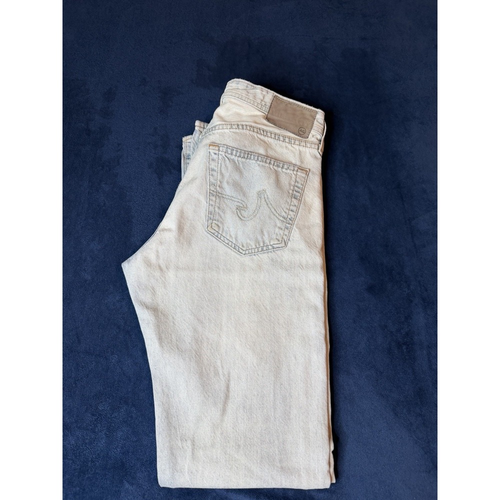 AG Adriano Goldschmied The Everett Slim Straight Leg Jeans 33x32 Light Indigo